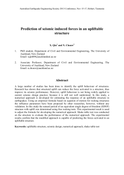 Qin, Xiaoyang &ndash; Prediction - Australian Earthquake Engineering