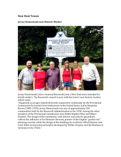 New Deal Towns - National New Deal Preservation Association