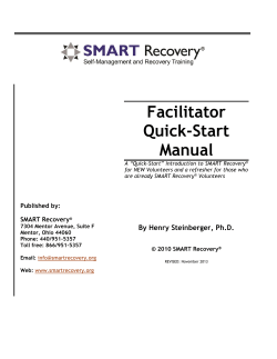 Facilitator Quick Start Manual