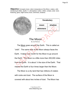 The Moon - K5 Learning