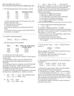 kinetics practice test - chemistrygods.net