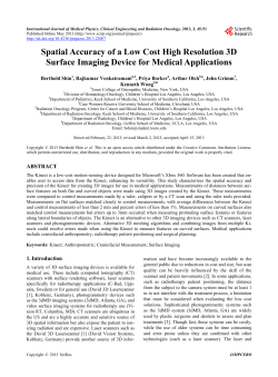 Spatial Accuracy of a Low Cost High Resolution 3D Surface Imaging