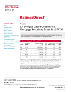 JP Morgan Chase Commercial Mortgage Securities