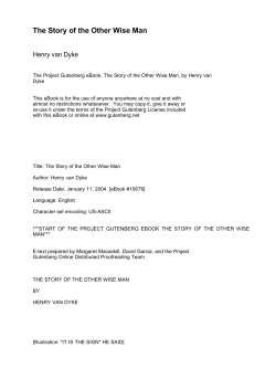 The Story of the Other Wise Man