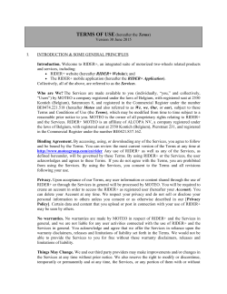 Terms and Conditions