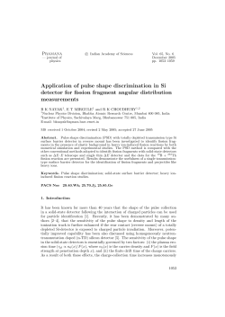 Fulltext PDF - Indian Academy of Sciences