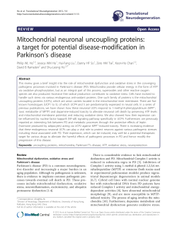Mitochondrial neuronal uncoupling proteins