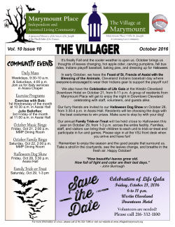 Community Events - The Village at Marymount