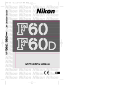 Nikon F60 Instruction Manual