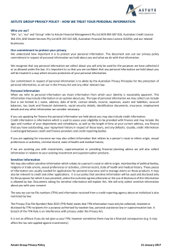 Astute Group Privacy Policy