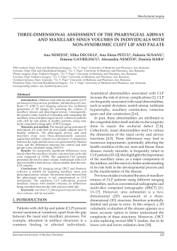three-dimensional assessment of the pharyngeal airway and