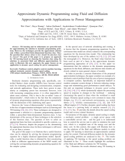 Approximate Dynamic Programming using Fluid and Diffusion