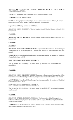 2012.07.17 - Municipality of Callander