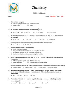 Chemistry Chemistry