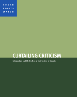 curtailing criticism