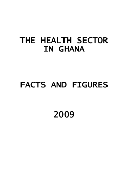the health sector - Ghana Health Service