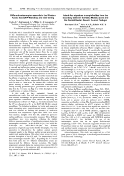 GP84 &ndash; Decoding PTtd evolution in mountain belts: Significance for