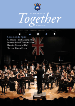 Autumn 2015 - Marlborough College