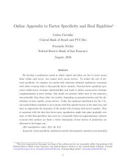 Online Appendix - Federal Reserve Bank of San Francisco