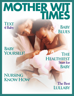 Nursing Know How Text Baby Blues Baby Yourself! Lullaby The