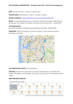 2016 Nationals Travel / Camp handbook