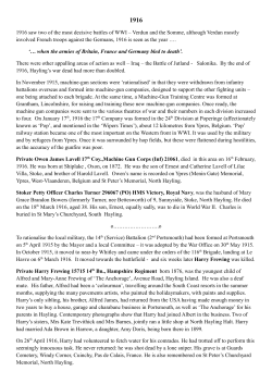 1916 saw two of the most decisive battles of WWI – Verdun and the