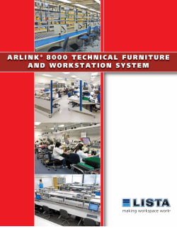 arlink&reg; 8000 technical furniture and workstation