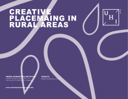 creative placemaing in rural areas