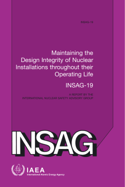 Maintaining the Design Integrity of Nuclear Installations throughout