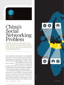 China`s Social Networking Problem