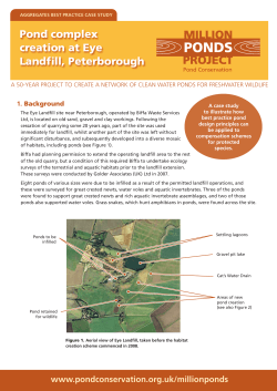 Eye Landfill - Freshwater Habitats Trust