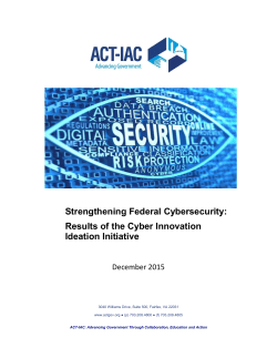 to see the final report - ACT-IAC