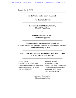 Johnmohammadi v. Bloomingales (Ninth Circuit)