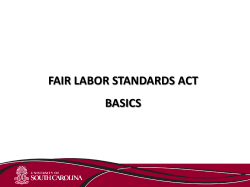 FLSA Basics