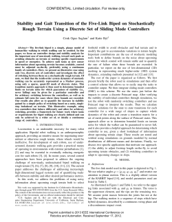 Stability and Gait Transition of the Five-Link Biped on