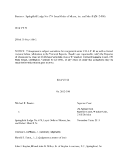 Buxton v. Springfield Lodge No. 679, Loyal