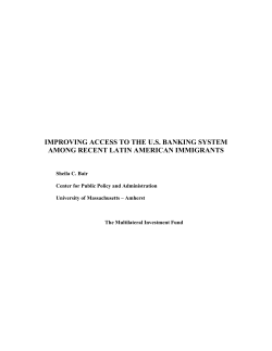 improving access to the u - Inter