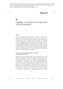 Empathy as Vicarious Introspection in