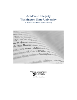 Academic Integrity Reference