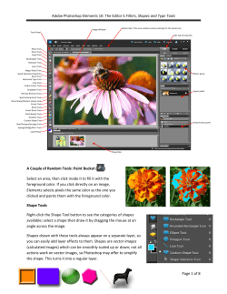 Photoshop Elements Class