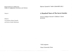 A Hundred Years of The Secret Garden