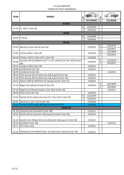 RRL FCS FRONT L FCS REAR 91-93 Commercial Chassis(4.9 Liter