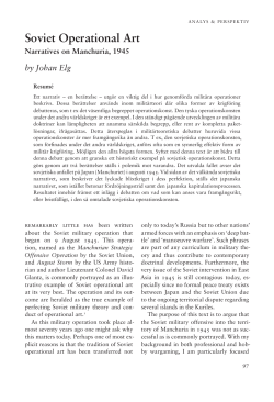 Soviet Operational Art