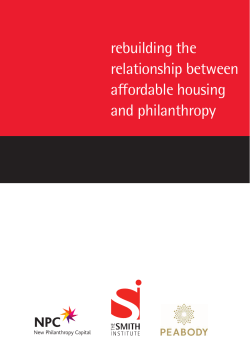 Philanthropy and Affordable Housing.indd