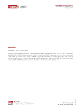coNtRAct SPeciFicAtioN FRP L-SHAPED CONNECTION 10 Cm