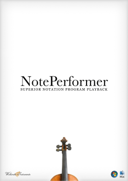 For Sibelius - NotePerformer