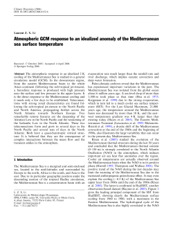 Atmospheric GCM response to an idealized anomaly of the