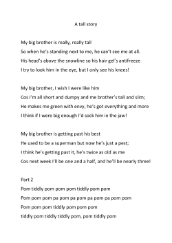 A Tall Story - St Davids School