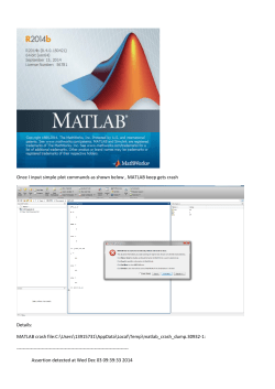 Once I input simple plot commands as shown below , MATLAB keep