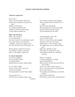 TEXTS AND TRANSLATIONS